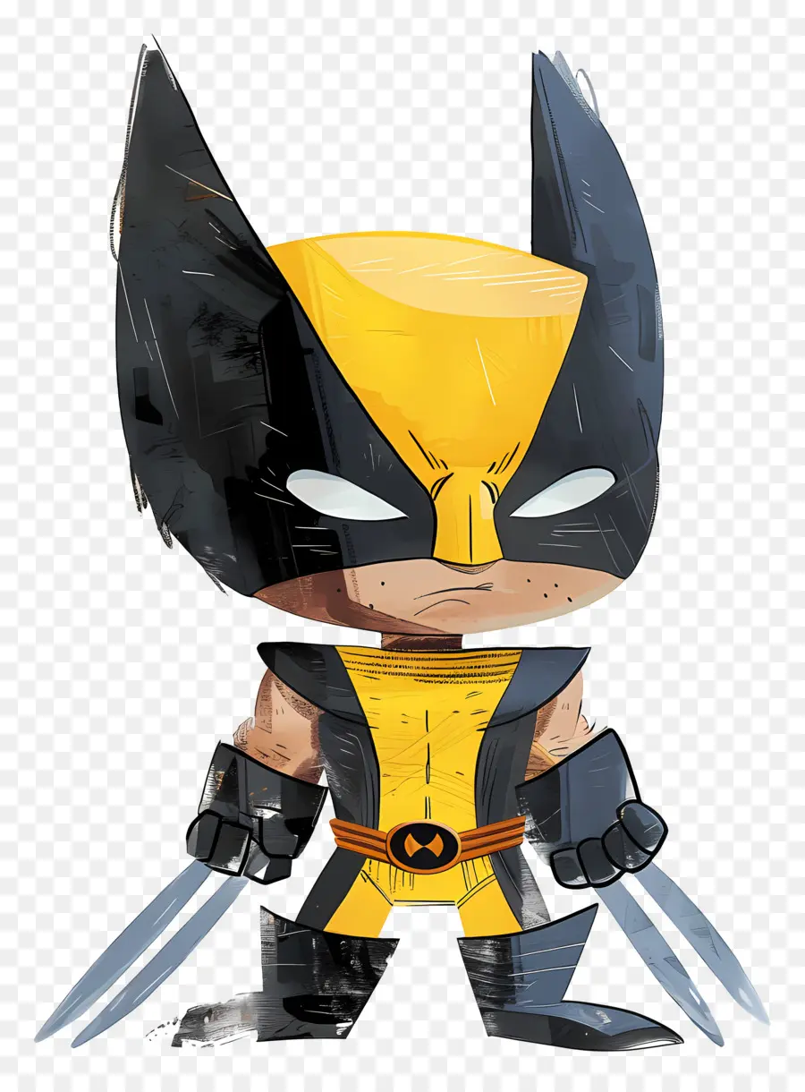 Carcaju，Chibi Wolverine PNG