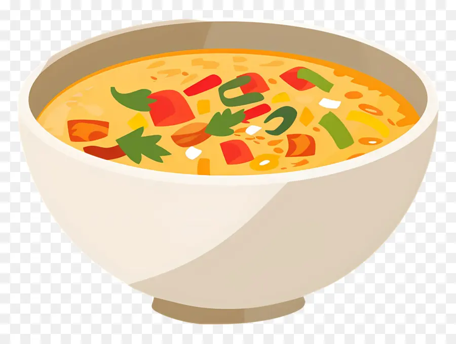 Sopa De Caril，Tigela De Sopa PNG