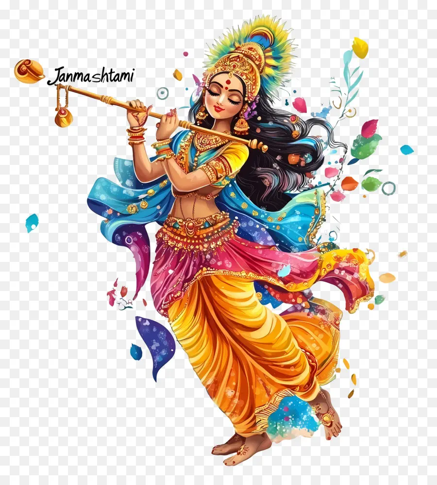 Janmashtami，Mulher Janmashtami PNG