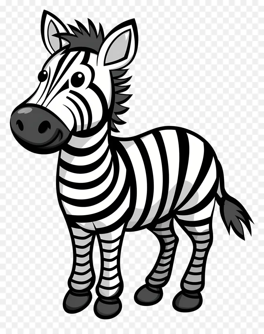 Zebra De Desenho Animado，Zebra PNG