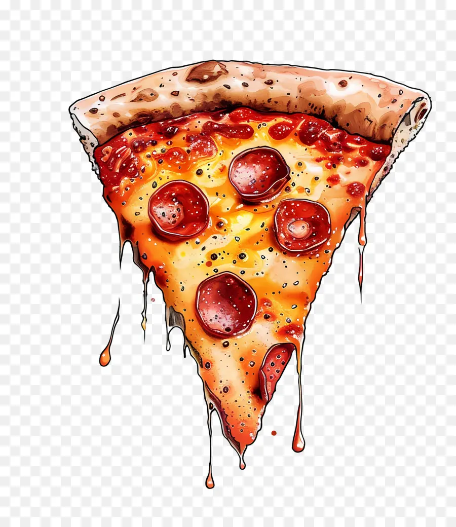 Fatia De Pizza，Queijo PNG