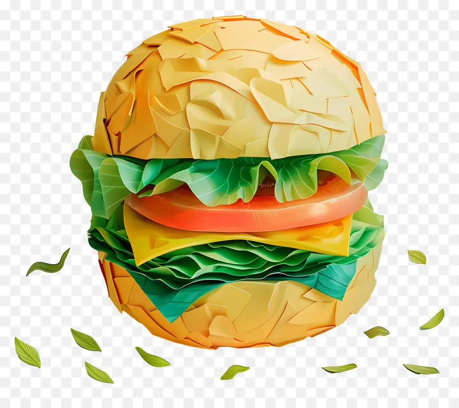 Hamburger，Hambúrguer De Papel PNG