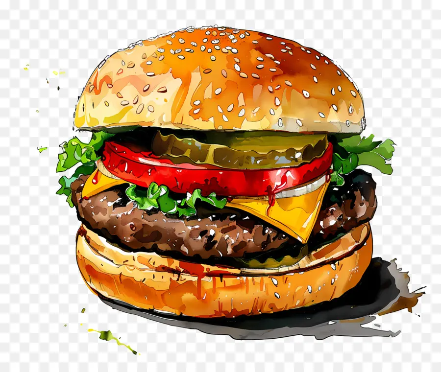 Hamburger，X Burger PNG