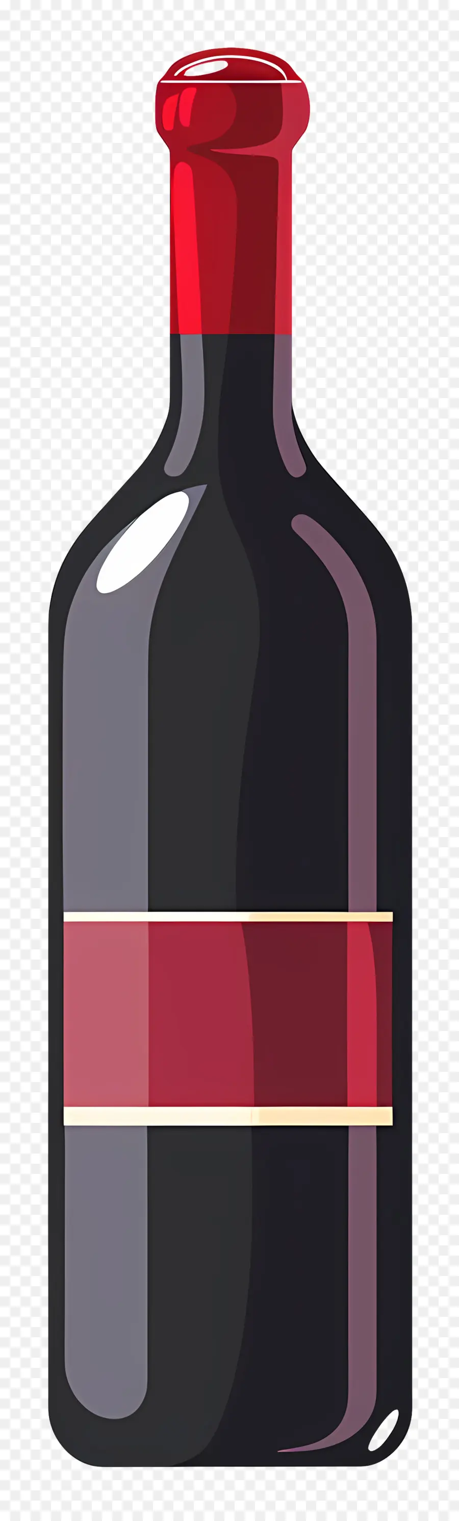 Garrafa De Vinho，Vermelho PNG