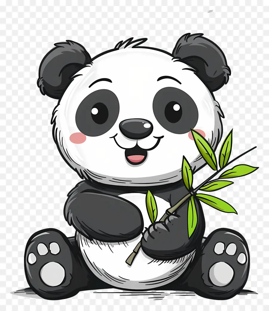 Panda Dos Desenhos Animados，Panda PNG