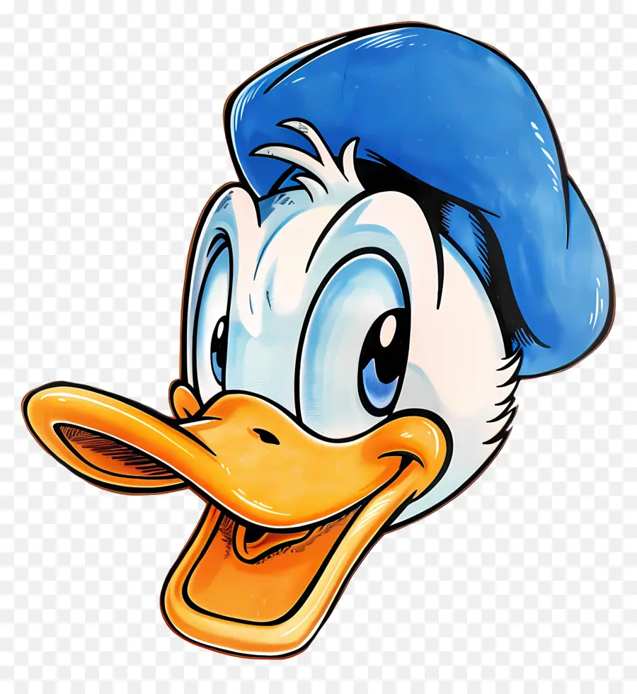 Pato Donald Cabeça，Pato Donald PNG