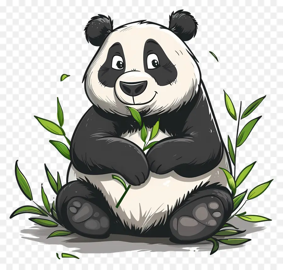 Dos Desenhos Animados Do Panda，Panda PNG