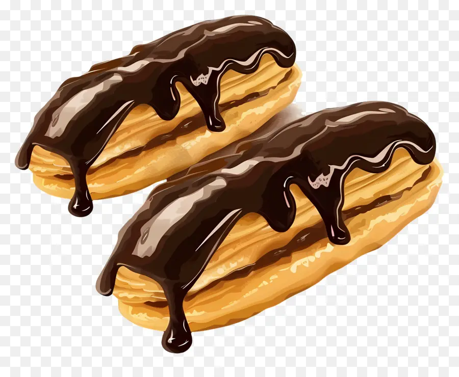 Eclairs，Eclair De Chocolate PNG