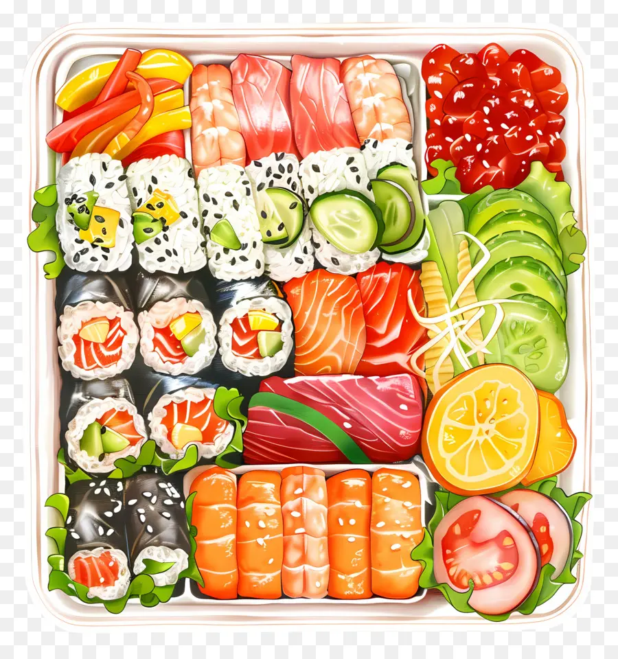 Bento，Sushi Caixa PNG