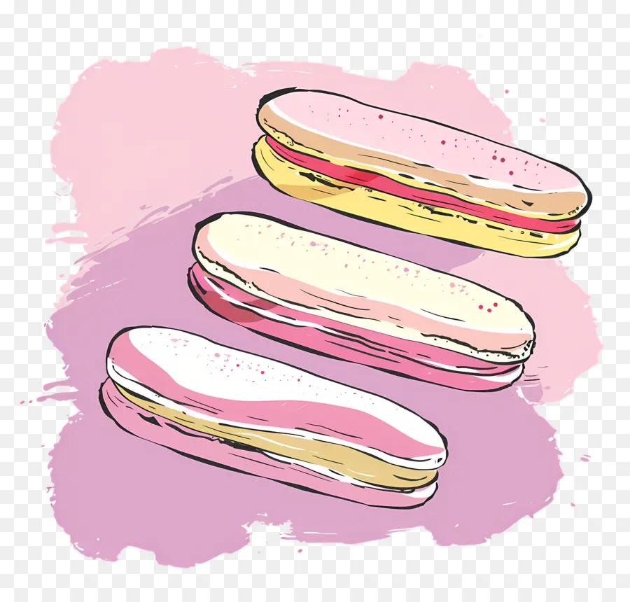 Eclairs，Pastelaria PNG