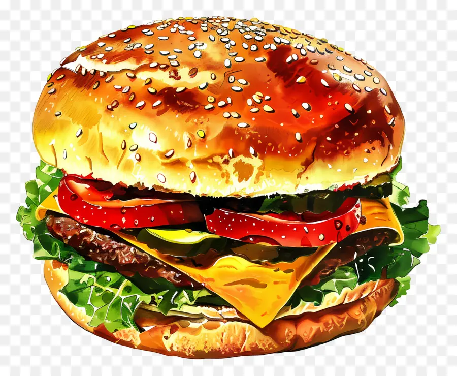 Hamburger，Cheeseburger PNG