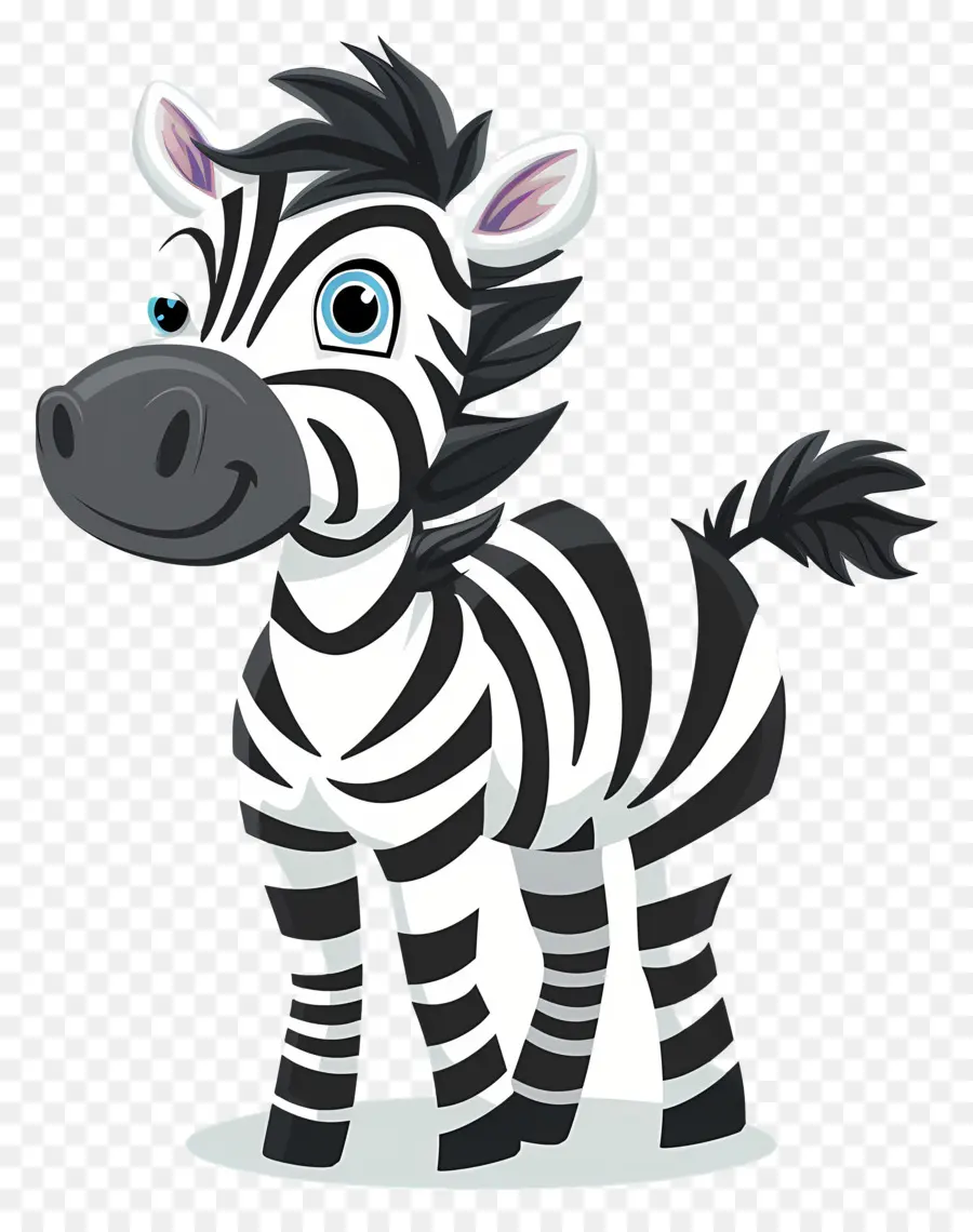 Zebra Dos Desenhos Animados，Listras PNG