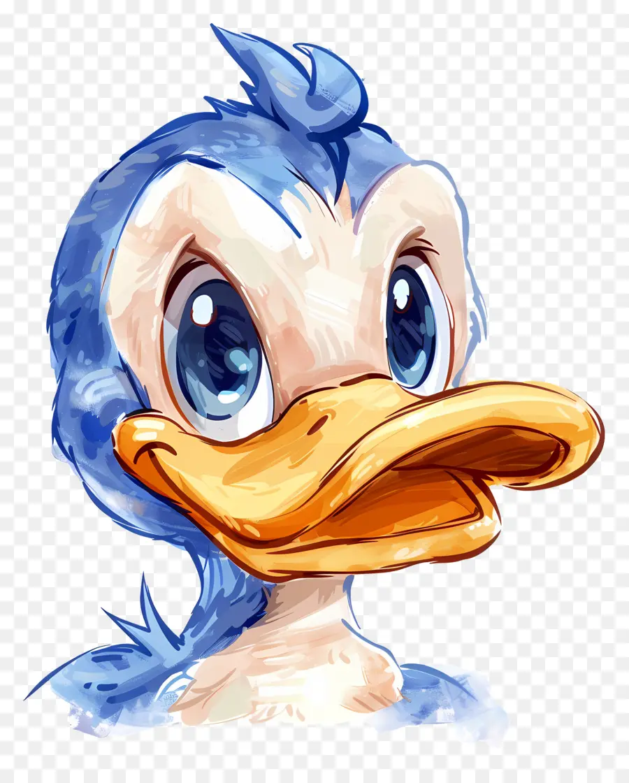 Cabeça De Pato Donald，Pato De Desenho Animado PNG