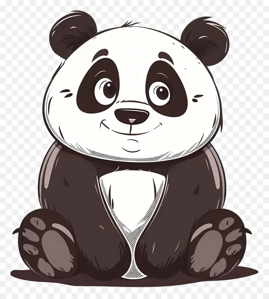 Panda Dos Desenhos Animados，Panda PNG