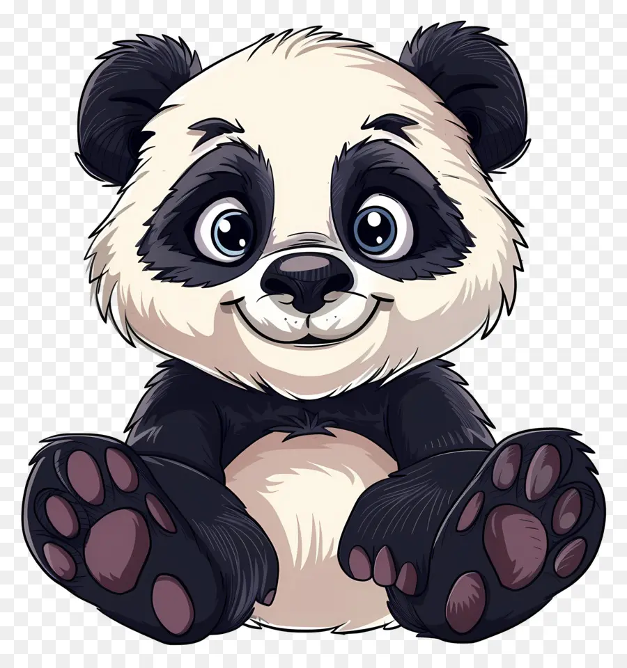 Dos Desenhos Animados Do Panda，Panda Bonito PNG