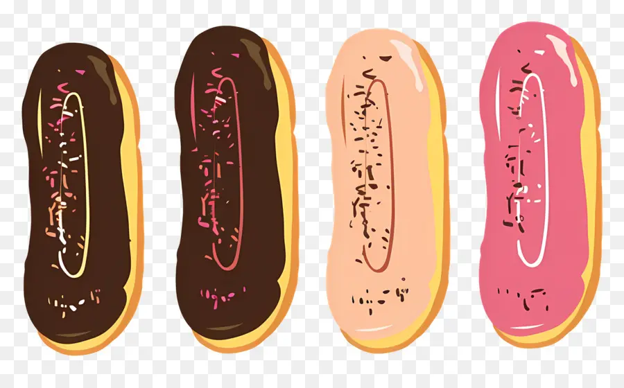 Éclairs，Chocolate PNG