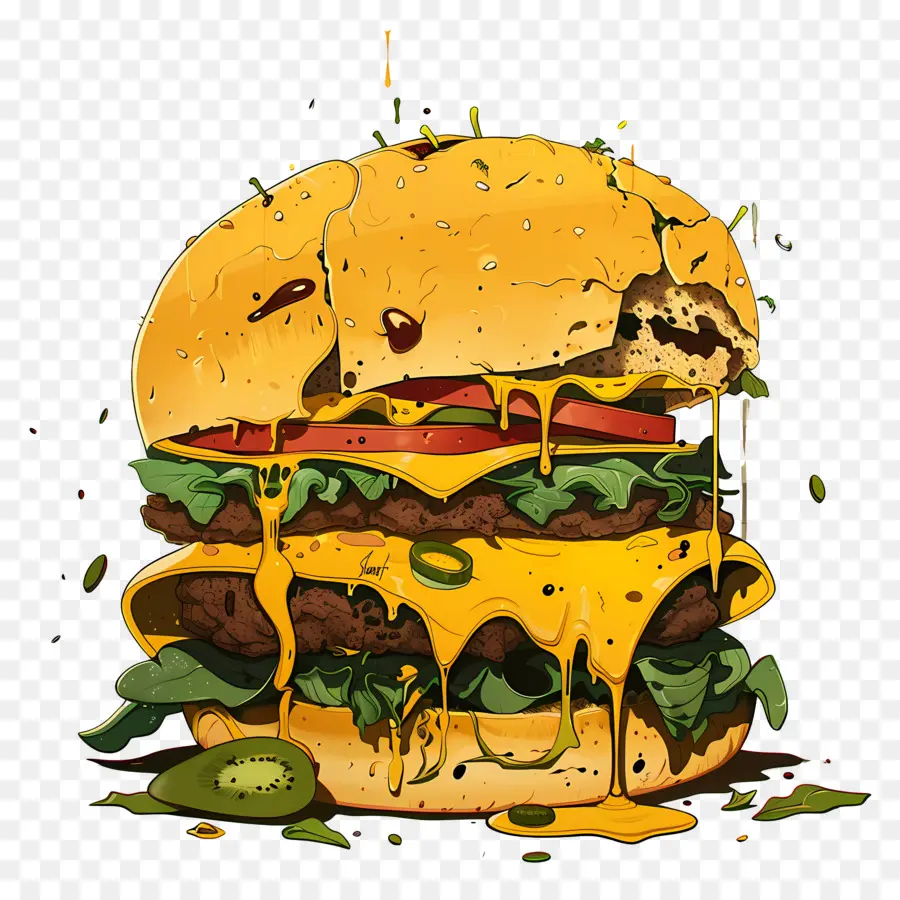 Hamburger，X Burger PNG