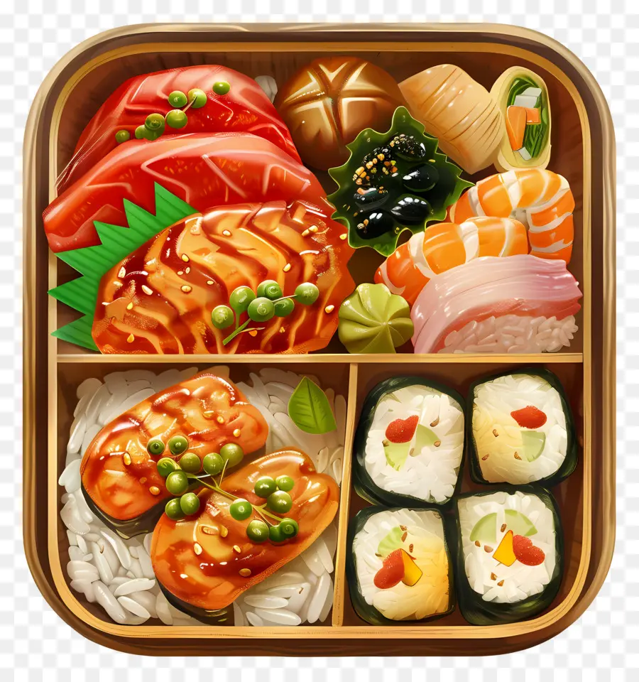 Bento，Caixa De Sushi PNG