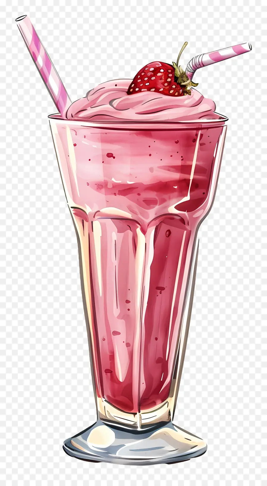 Milkshake，Milkshake De Morango PNG