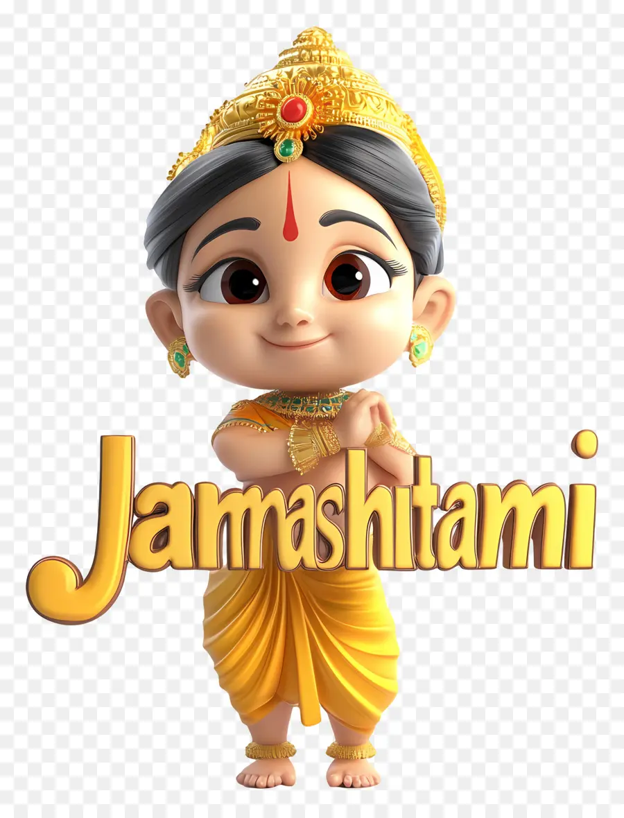 Janmashtami，Personagem De Desenho Animado PNG