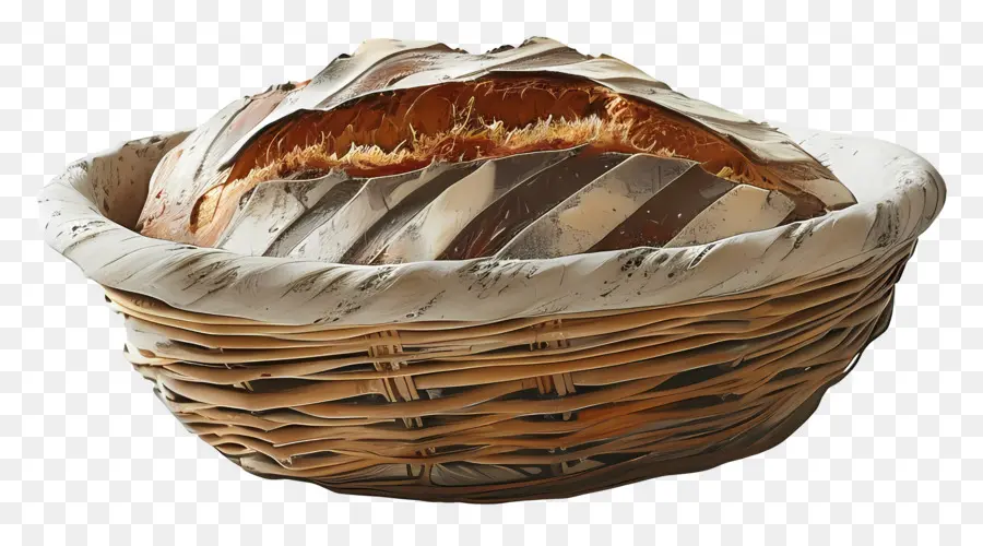 Cesta De Pão，Pão Na Cesta PNG