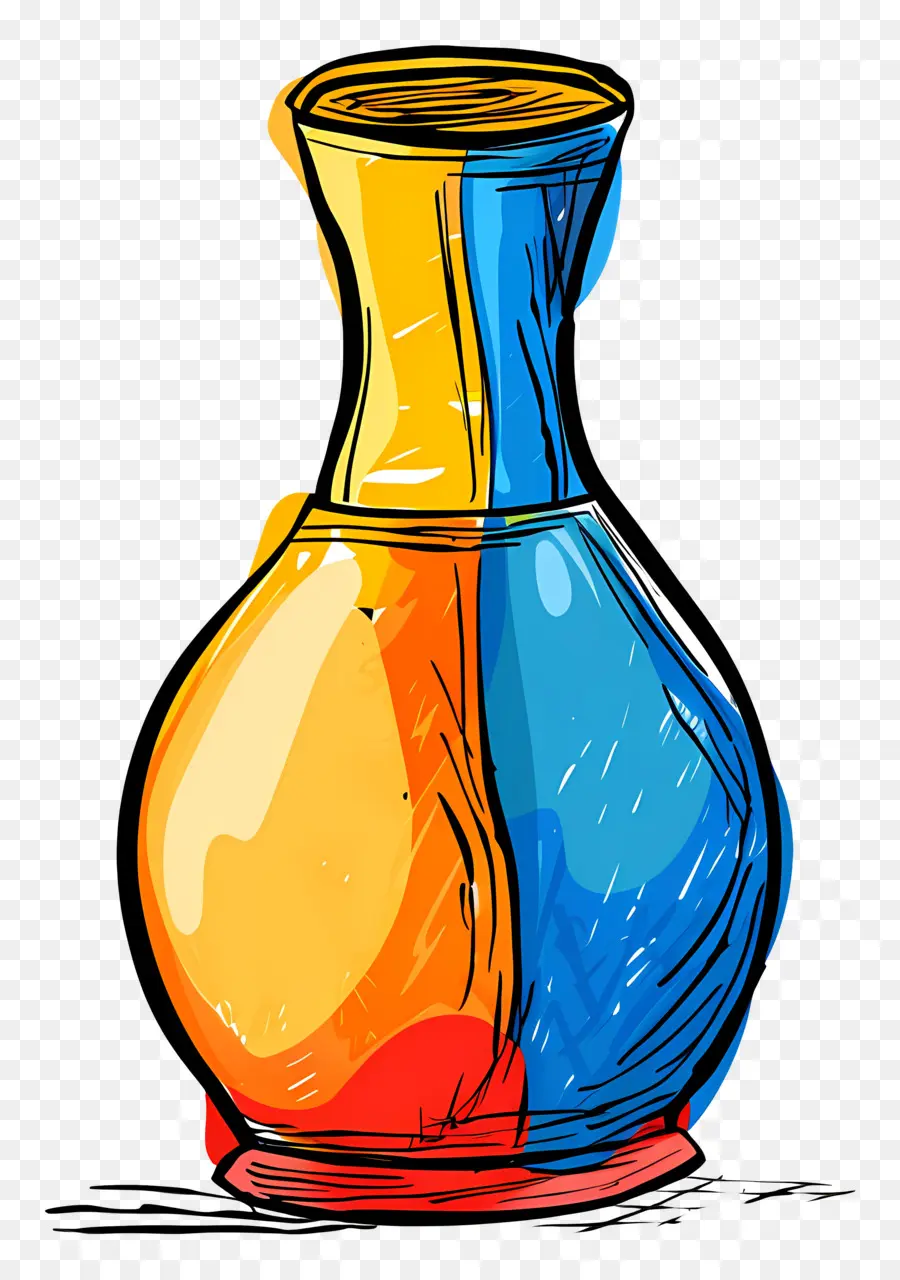 Vaso De Cerâmica，Vaso Colorido PNG