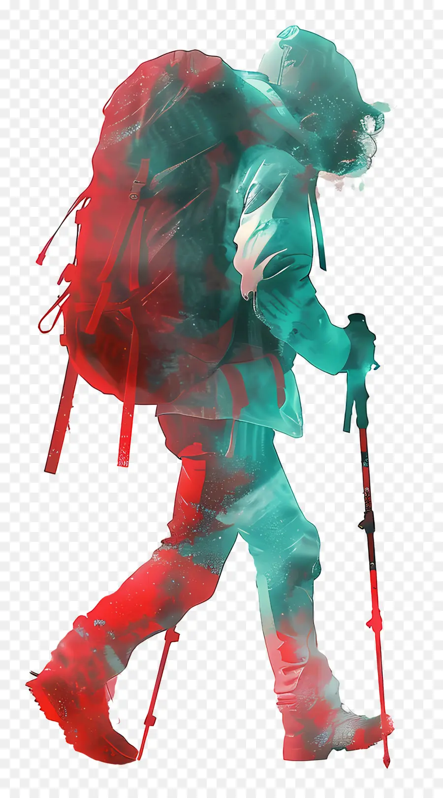 Alpinista，Mochila PNG