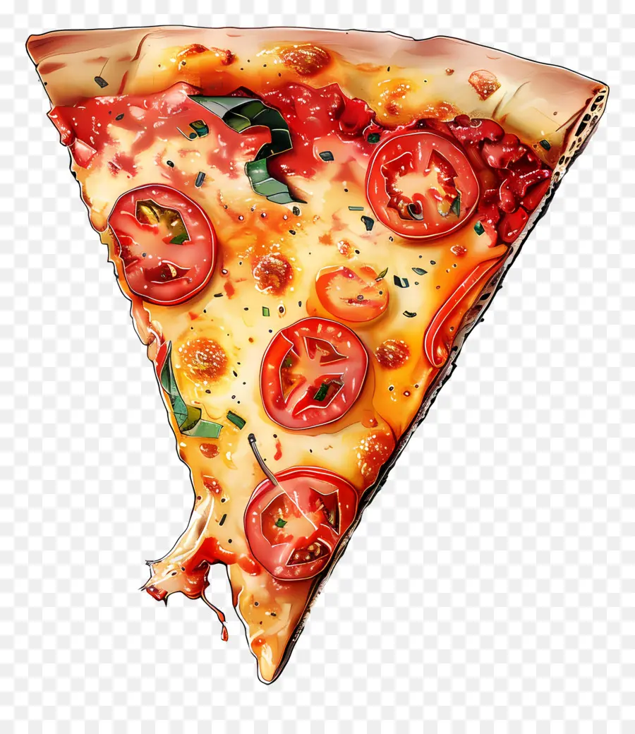 Fatia De Pizza，Queijo PNG