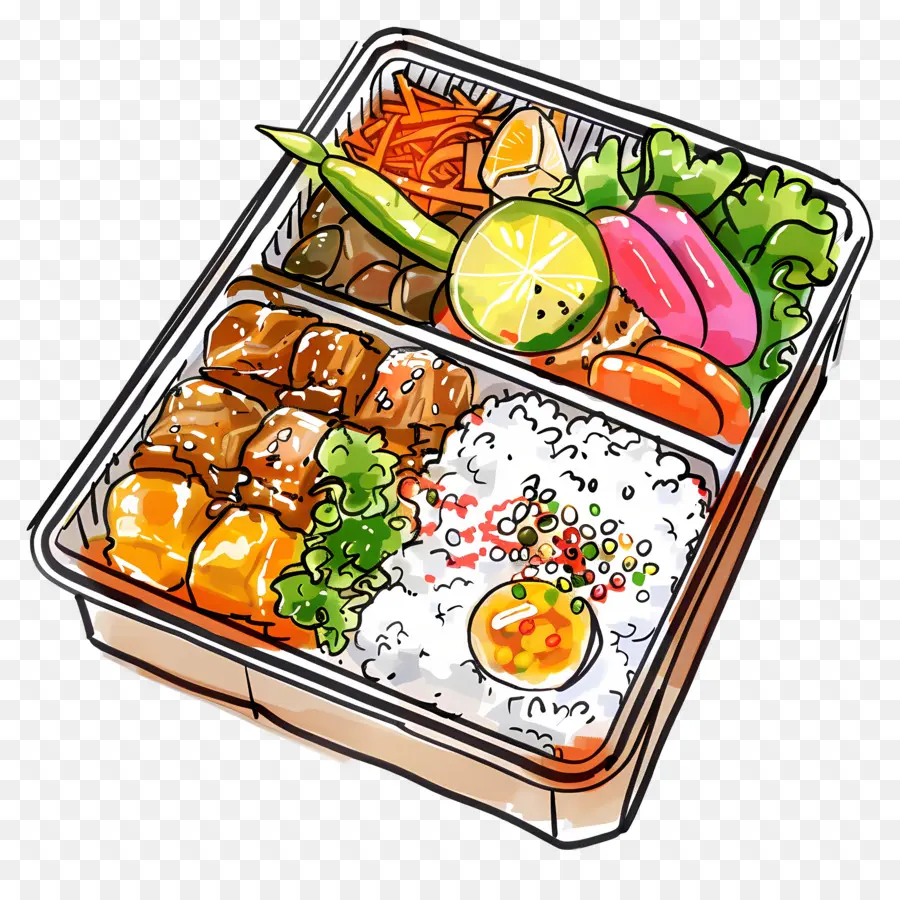 Bento，Caixa Bentô PNG