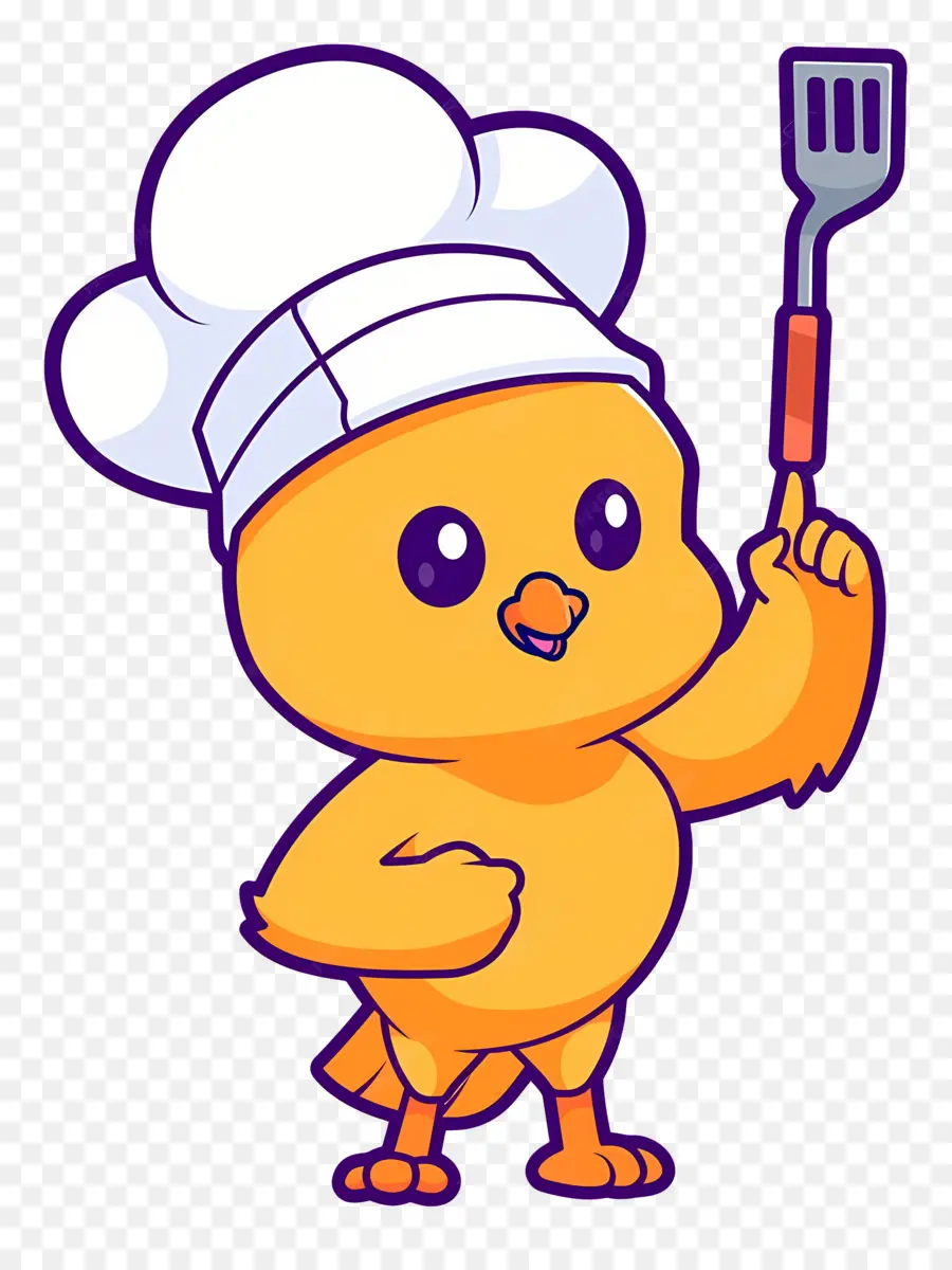 A Galinha Dos Desenhos Animados，Chef Chick PNG