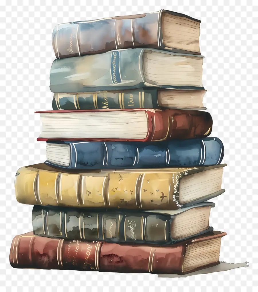 Pilha De Livros，Pilha PNG