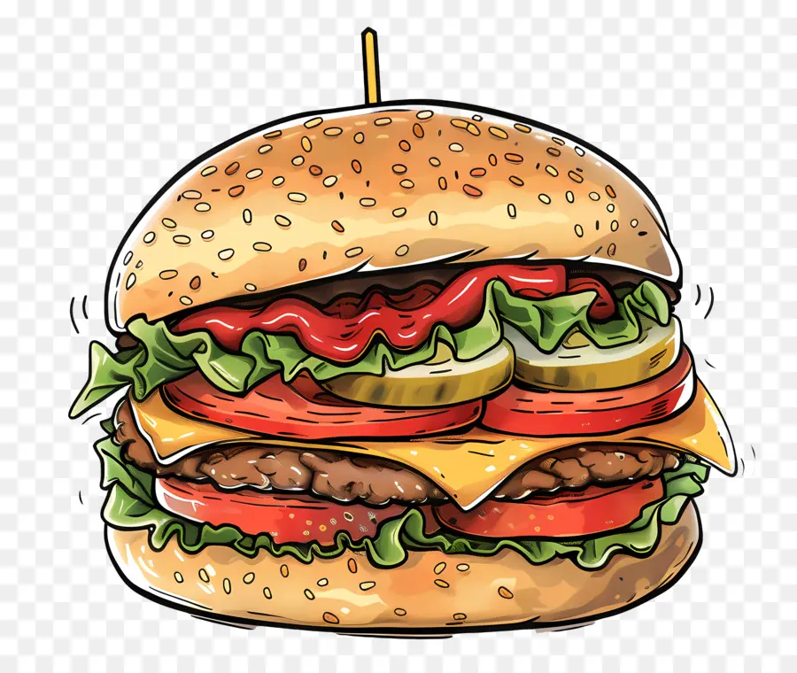 Hambúrguer，X Burger PNG