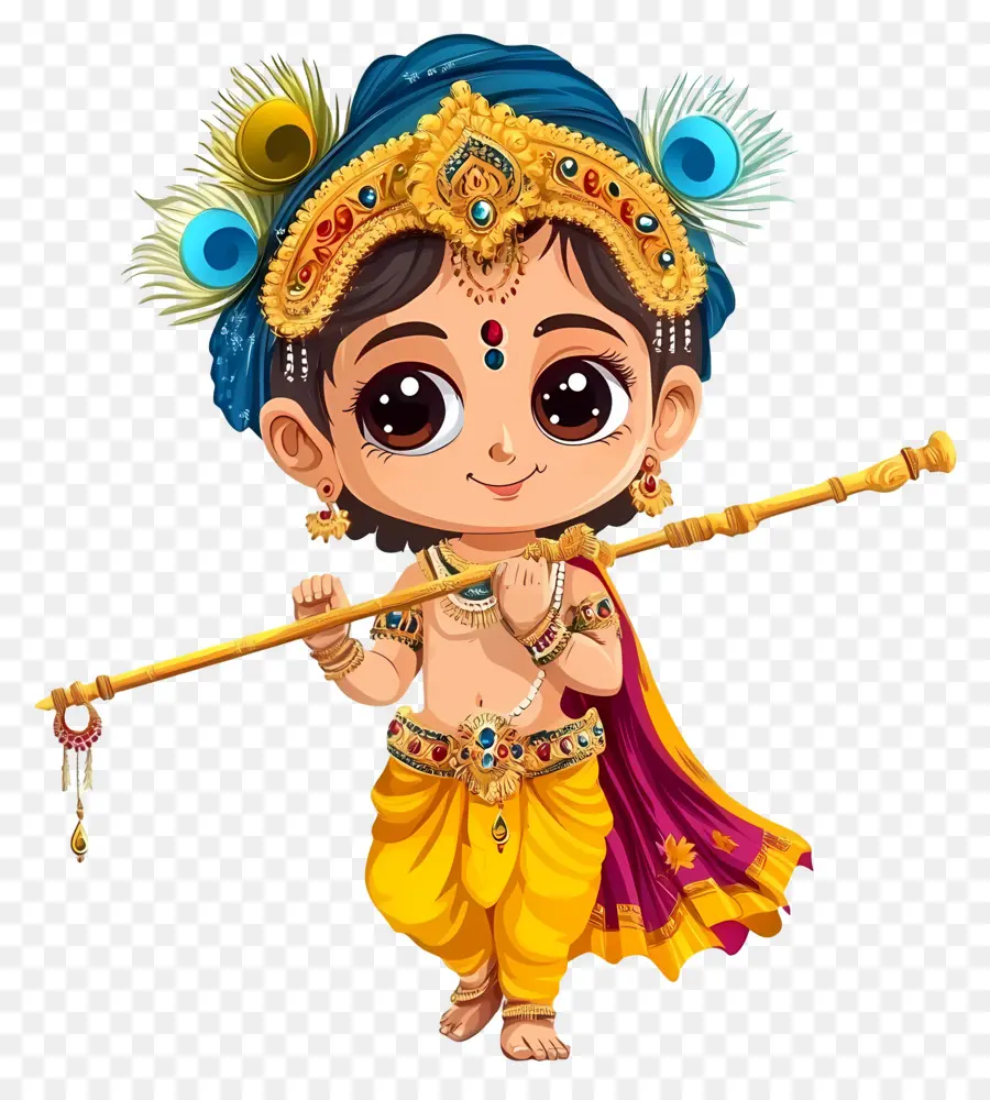 Janmashtami，Krishna Fofo PNG