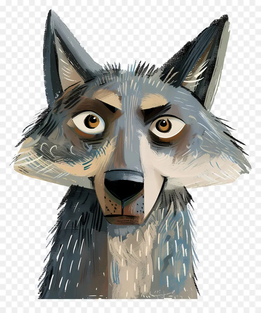 Lobo，Cinza PNG