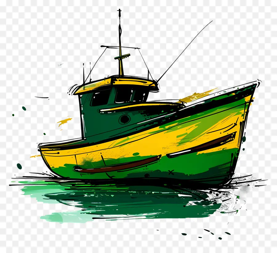 Barco，Barco De Pesca PNG