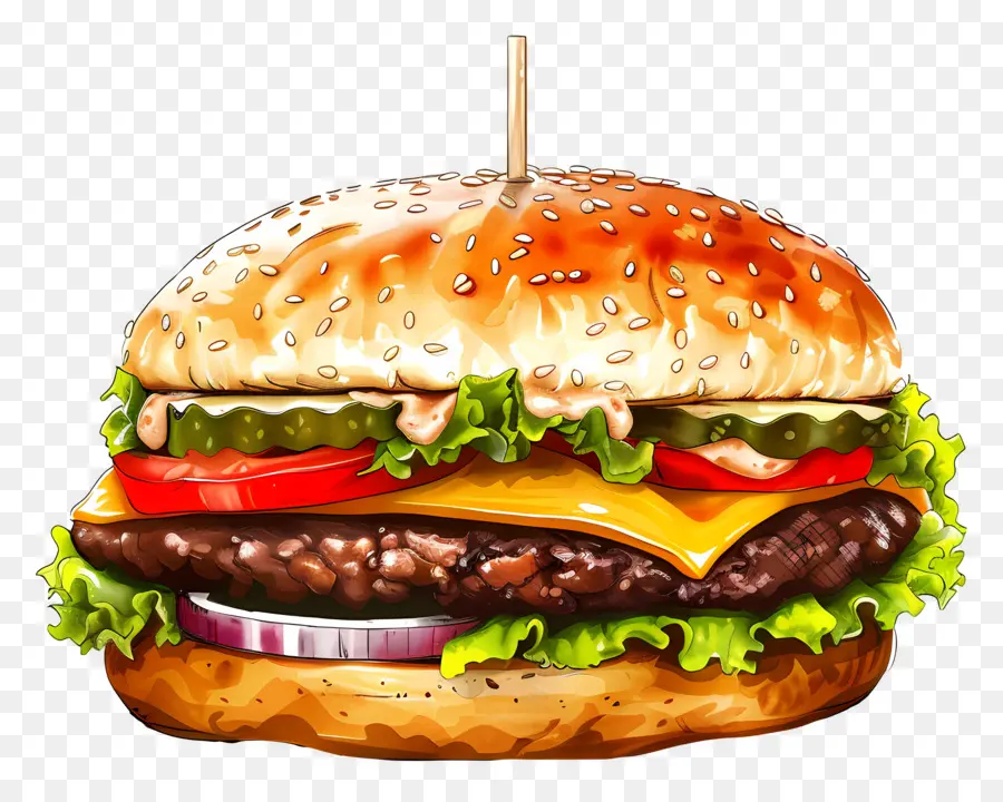 Hambúrguer，X Burger PNG