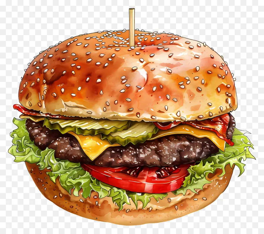 Hambúrguer，X Burger PNG