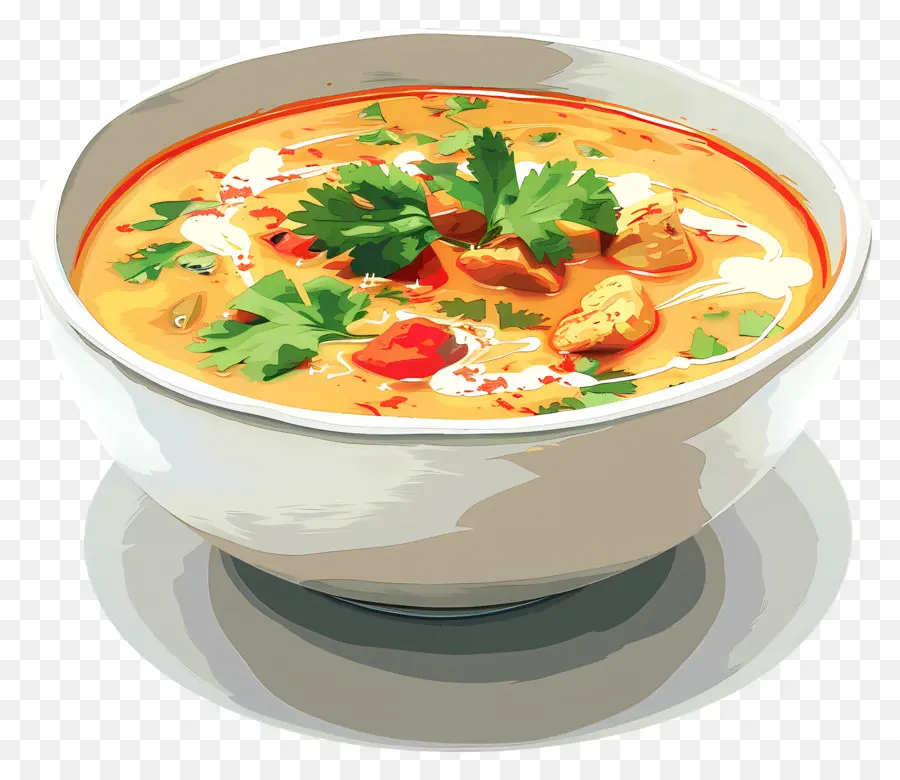 Sopa De Curry，Tigela De Sopa PNG