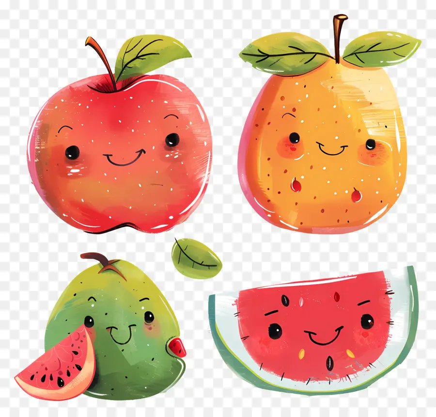 Frutas，Bonitinho PNG