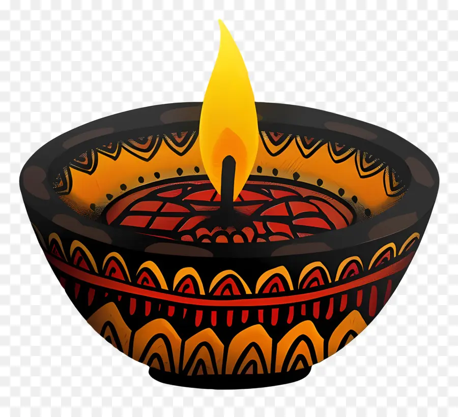 Lâmpada Diwali，Lâmpada De óleo Decorativa PNG