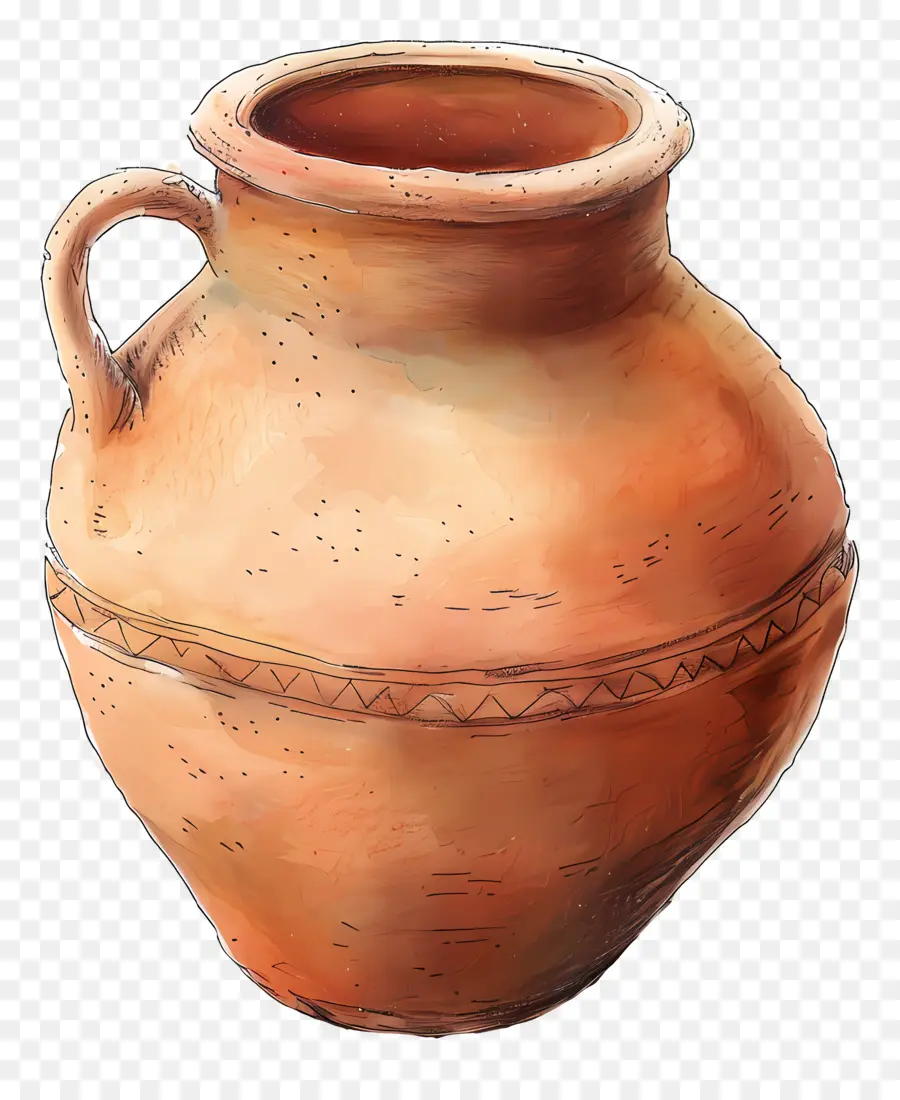 Pote De Barro，Vaso PNG