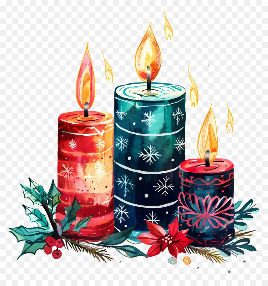 Velas De Natal，Velas PNG