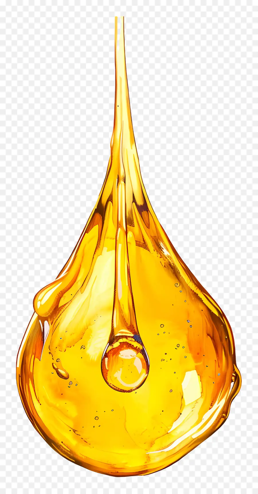 Gota De óleo，Amarelo PNG