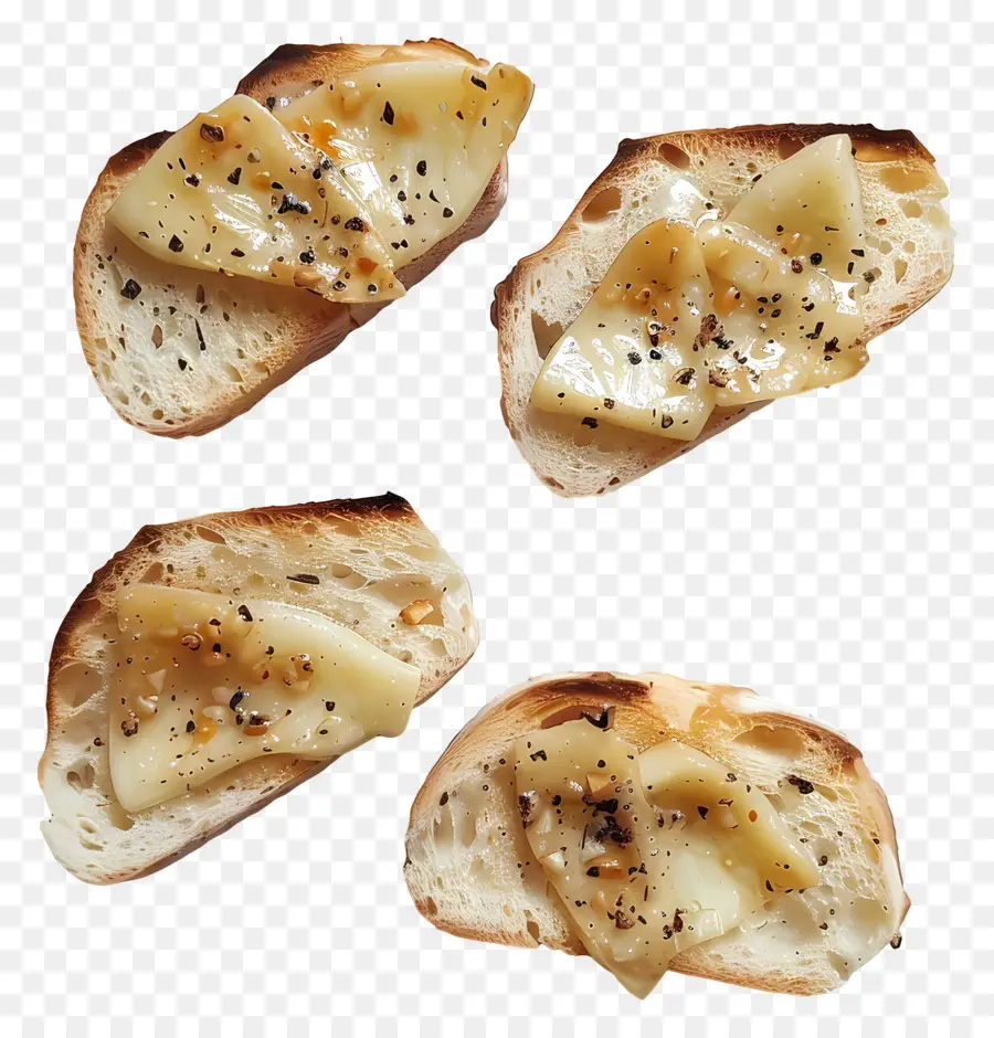 Pão De Alho，Torrada De Queijo PNG