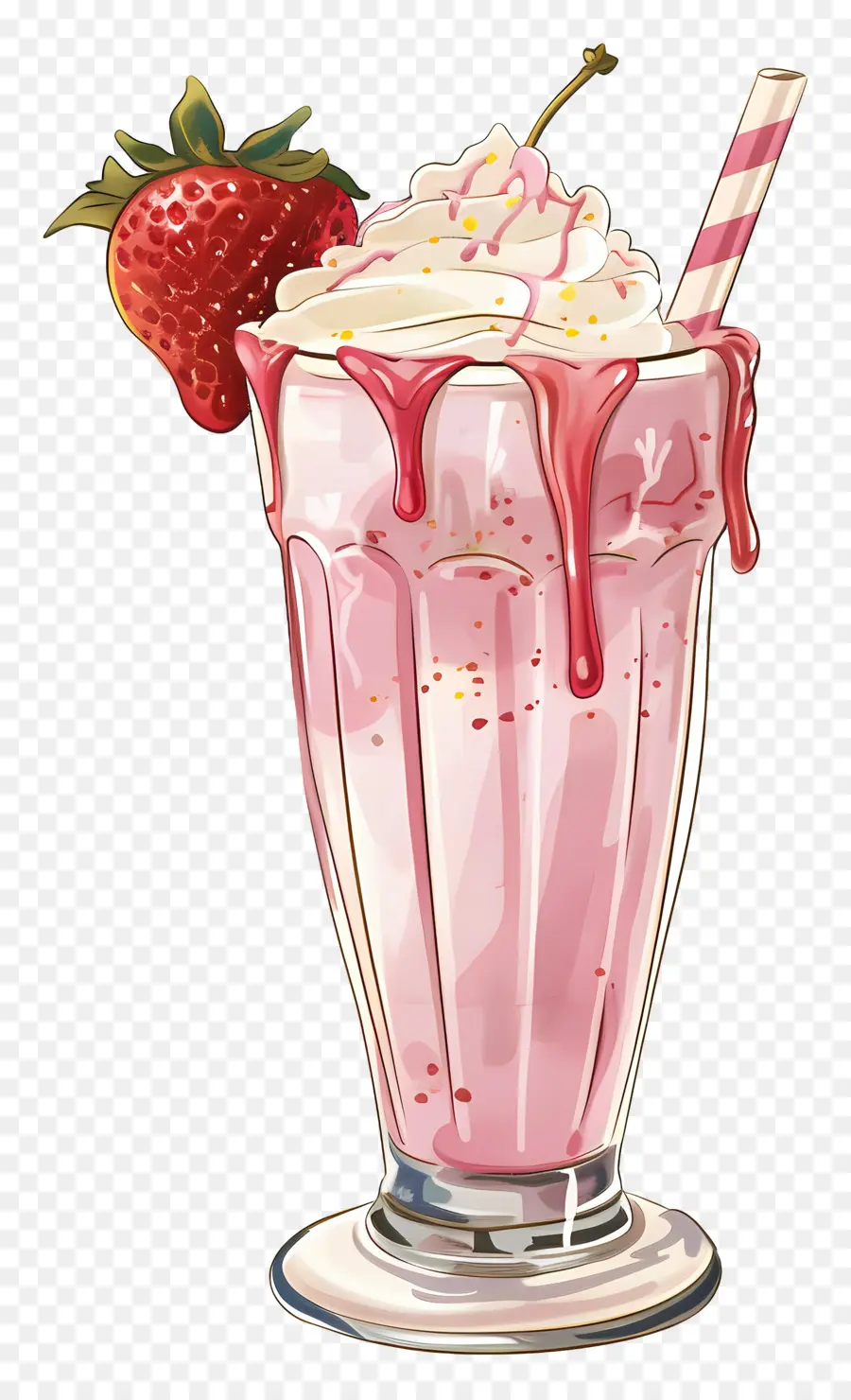 Milkshake，Sundae De Sorvete PNG