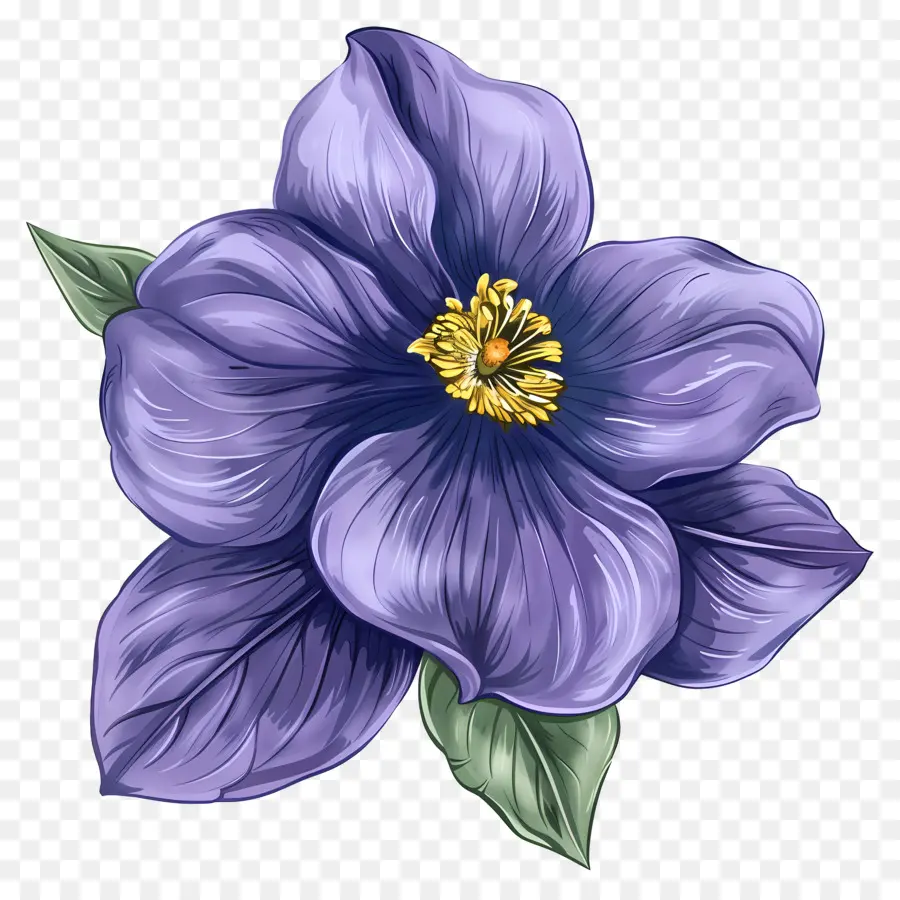 Violeta Flor，Flor Roxa PNG