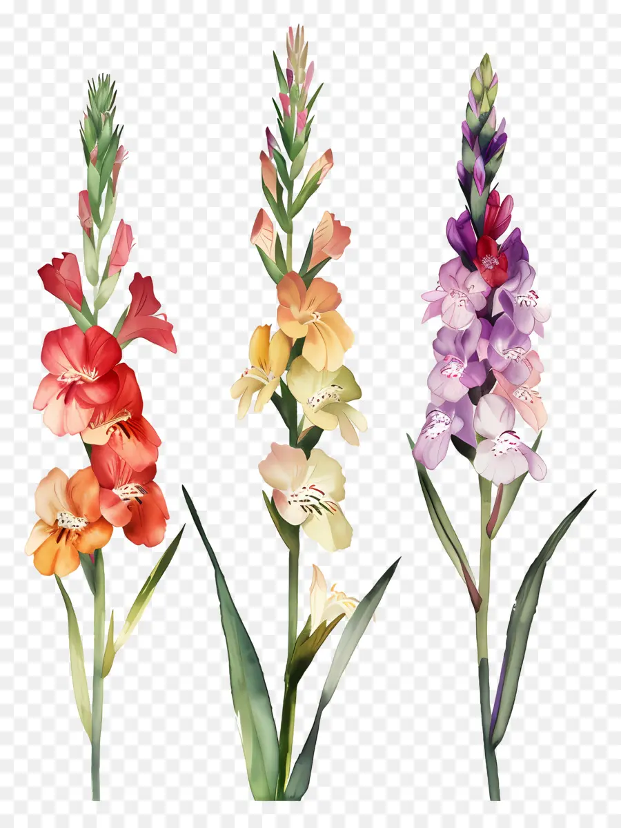 Flores De Snapdragon，Flores Coloridas PNG