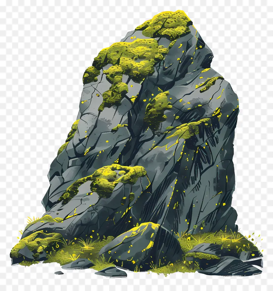 Rock De Musgo，Rock PNG