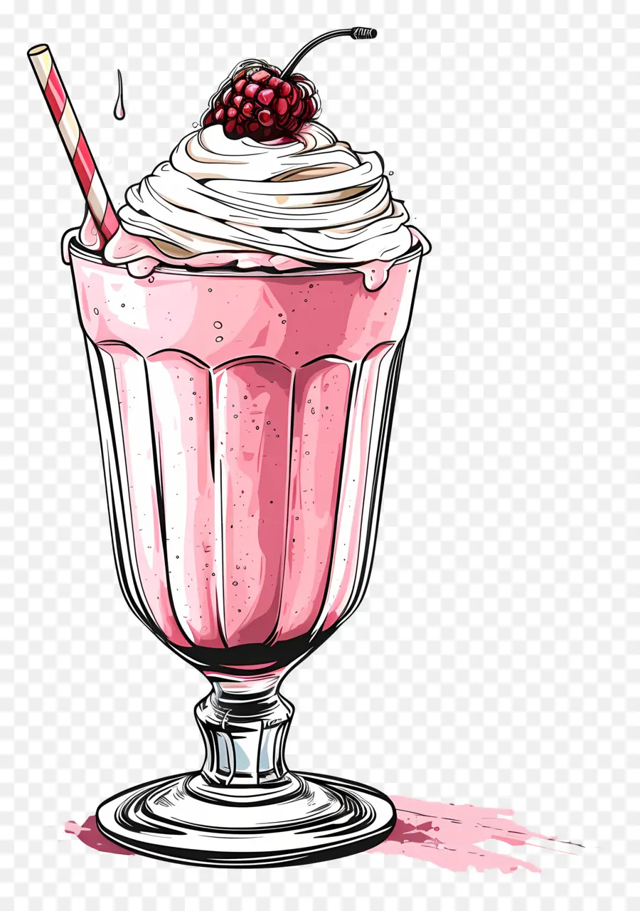 Milkshake，Milkshake Rosa PNG