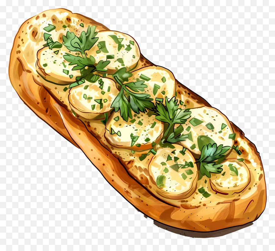 Pão De Alho，Herbs PNG